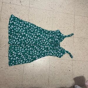 Floral Green Midi Dress